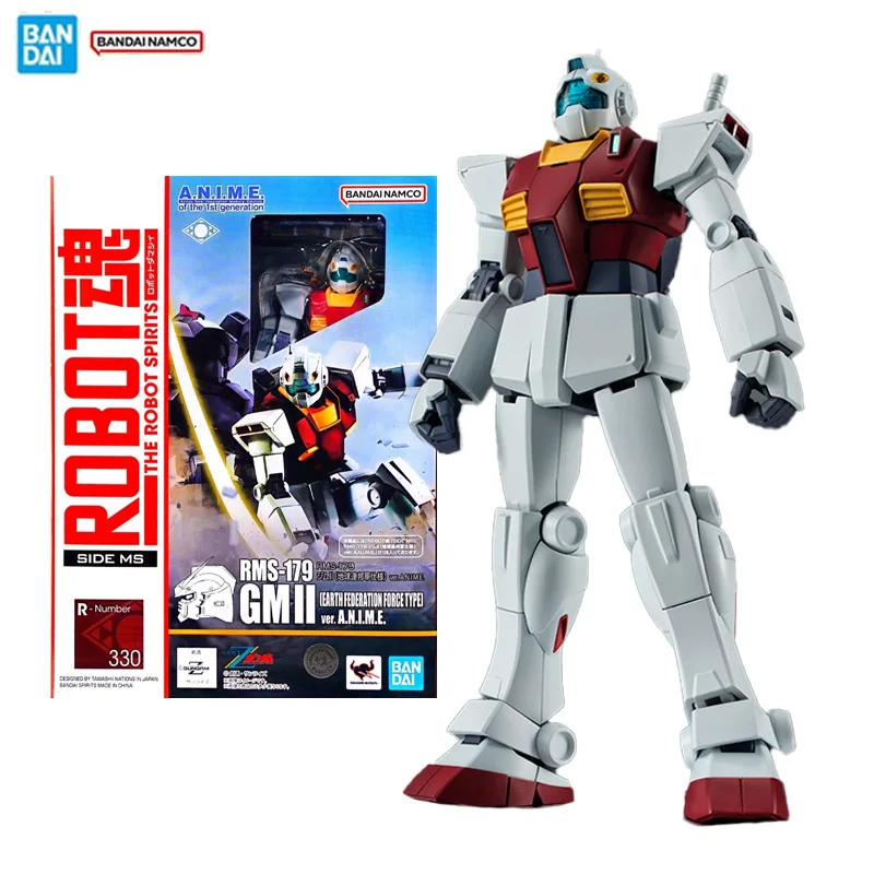 

Bandai Genuine Gundam Model Kit The Robot Spirits RMS-179 Gm II Earth Federation Force Type Collection Action Figure Model Toys
