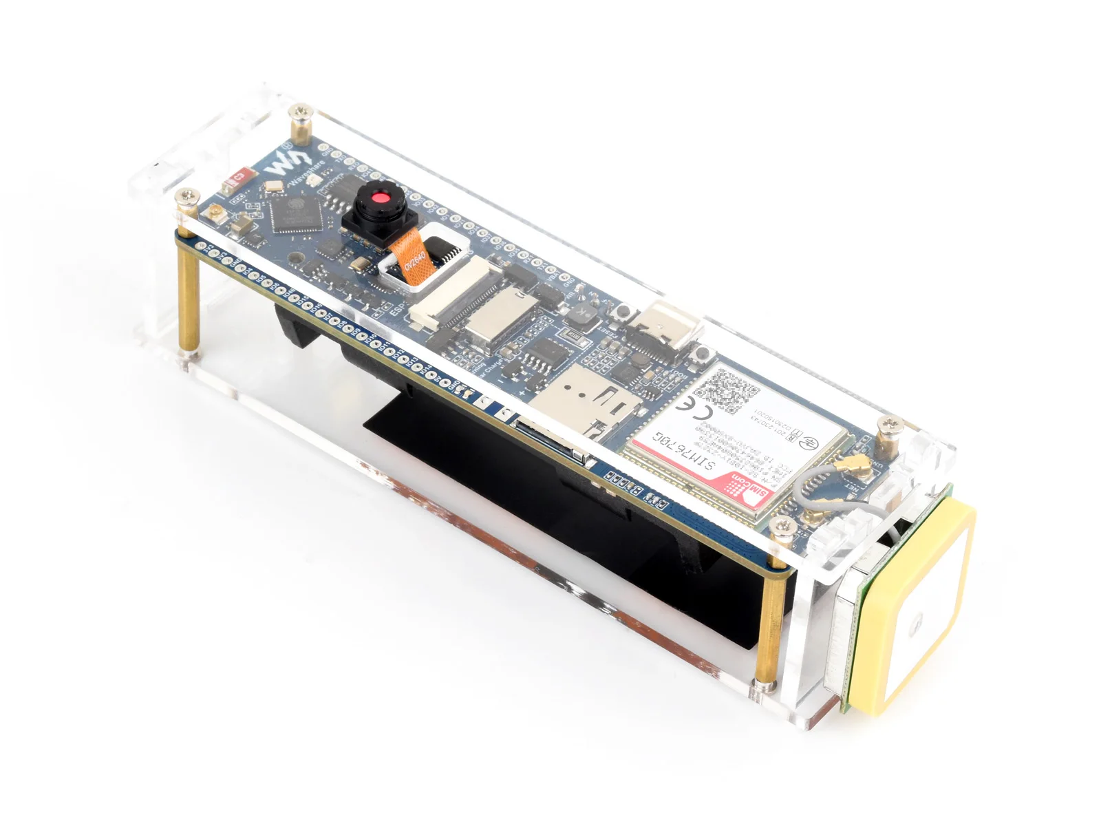 ESP32-S3-SIM7670G-4G Waveshare Placa de Desenvolvimento LTE Cat-1 WiFi GNSS Posicionamento Adequado para 4G Portátil WiFi Global