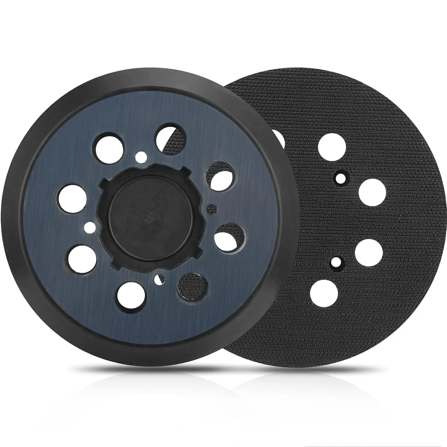 

2-Pack 5" 8-Hole Hook & Loop Sander Pad for Dewalt, Fits DWE6421/6421K/6423/6423K/DCW210B Random Orbital Sanders (4 Screw Holes)