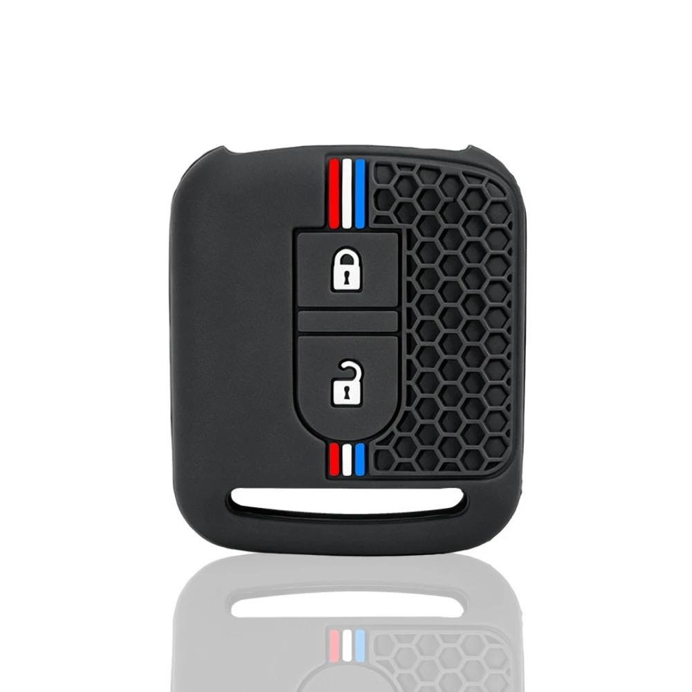New Remote Car Silicone Key Case For Nissan Qashqai Micra Navara Almera Note 350Z Pathfinder Key Fob Rubber Cover 2 Buttons
