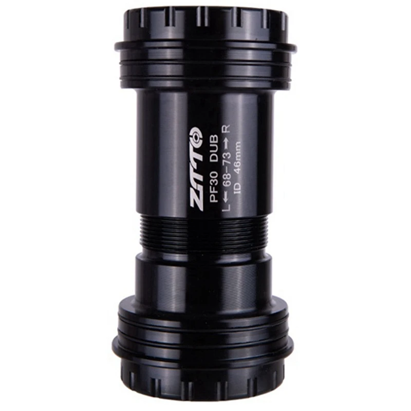 ZTTO PF30 DUB Bike Threadlock Bottom Bracket 46Mm Frame Spare Parts For MTB Road Bike 28.99Mm DUB Crank BB Center Black Pack