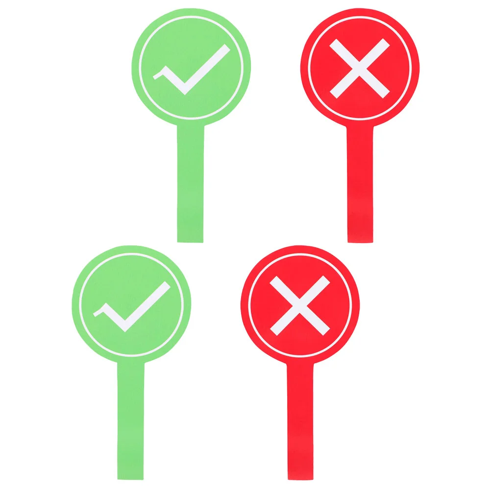 Voting Paddles Yes Or No Paddles Auction Signs Green Red Answer Paddles True False Sign Boards Teacher Classroom Game