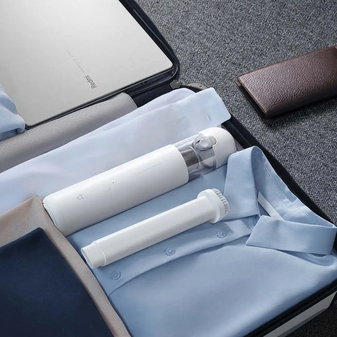 Mijia Xiaomi مكنسة كهربائية للسيارة الذكية مكنسة كهربائية محمولة لاسلكية شفط قوي محمول باليد منظف صغير عالي الطاقة للمنزل