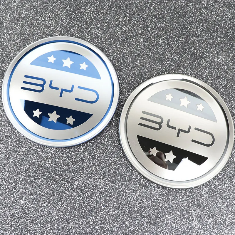 Car Internal Decorative Accessories Steering Wheel Metal Protective Cover Stainless Modified for BYD Atto Seagull Dolphin Seal