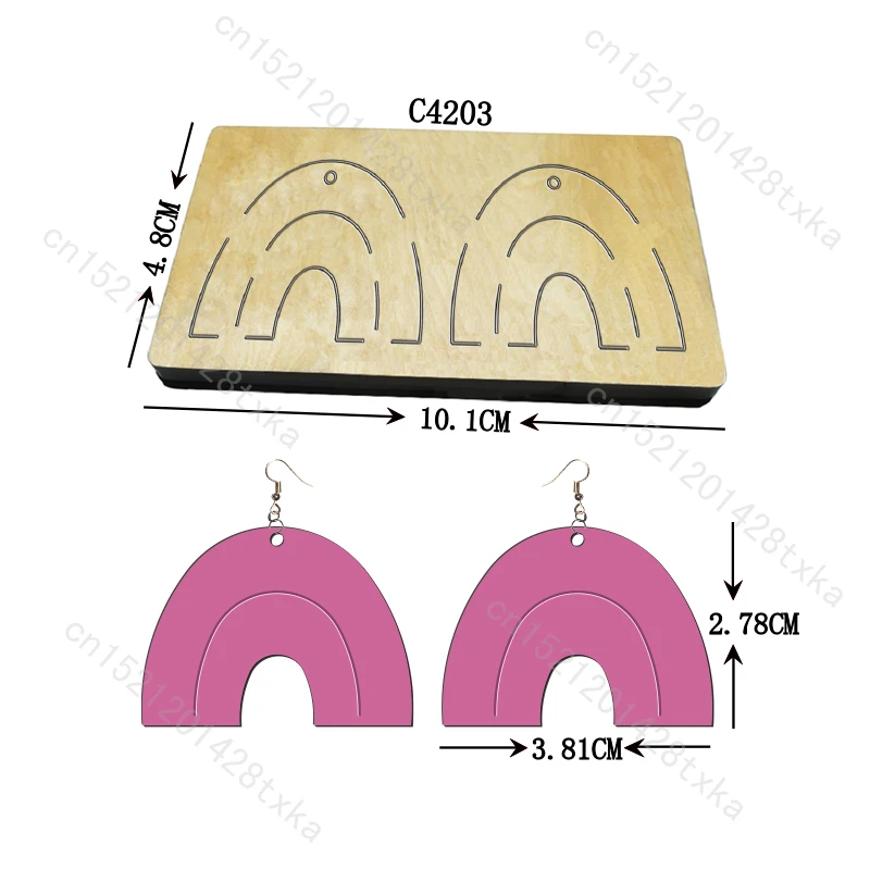 

Новые серьги Деревянные штампы для тиснения Вырубные штампы Скрапбукинг C4203 Несколько стилей