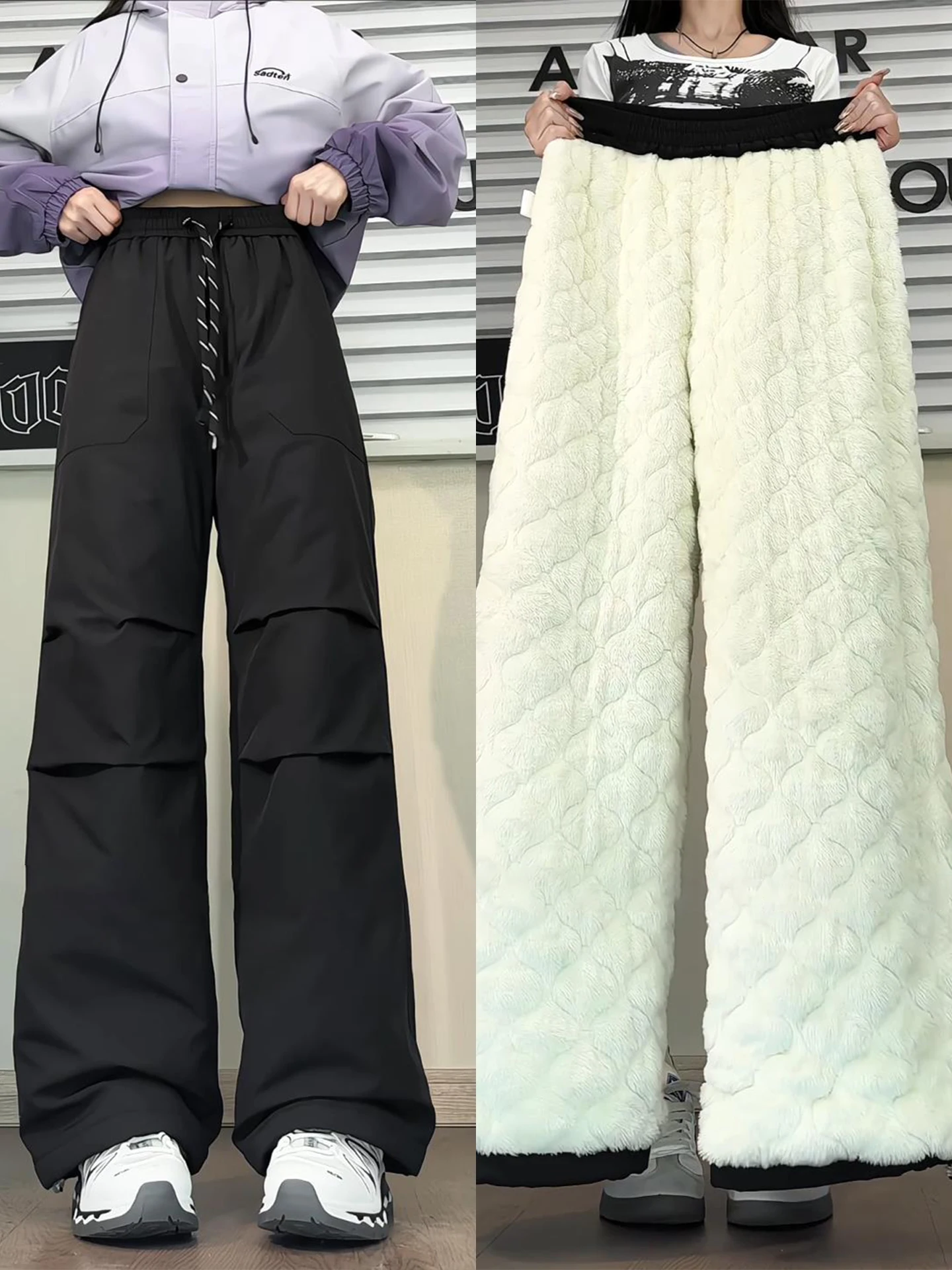 

Мужские зимние лыжные брюки Harbin Northeast: ультратеплые, на флисовой подкладке из овечьей шерсти, ветрозащитные, водонепроницаемые, для активного отдыха