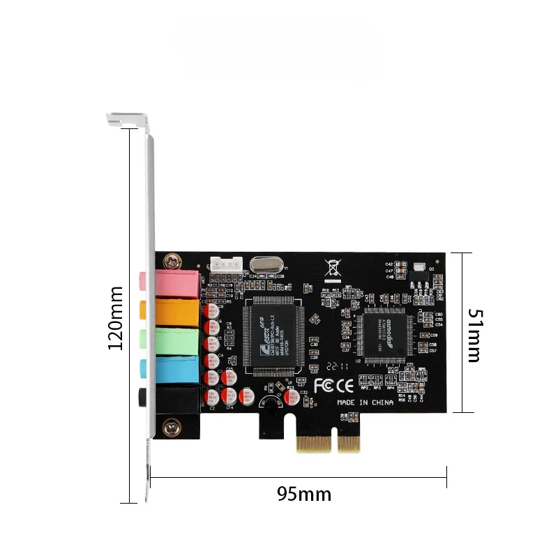 FOR Desktop built-in PCIe 5.1 channel computer built-in game PCI-E sound card