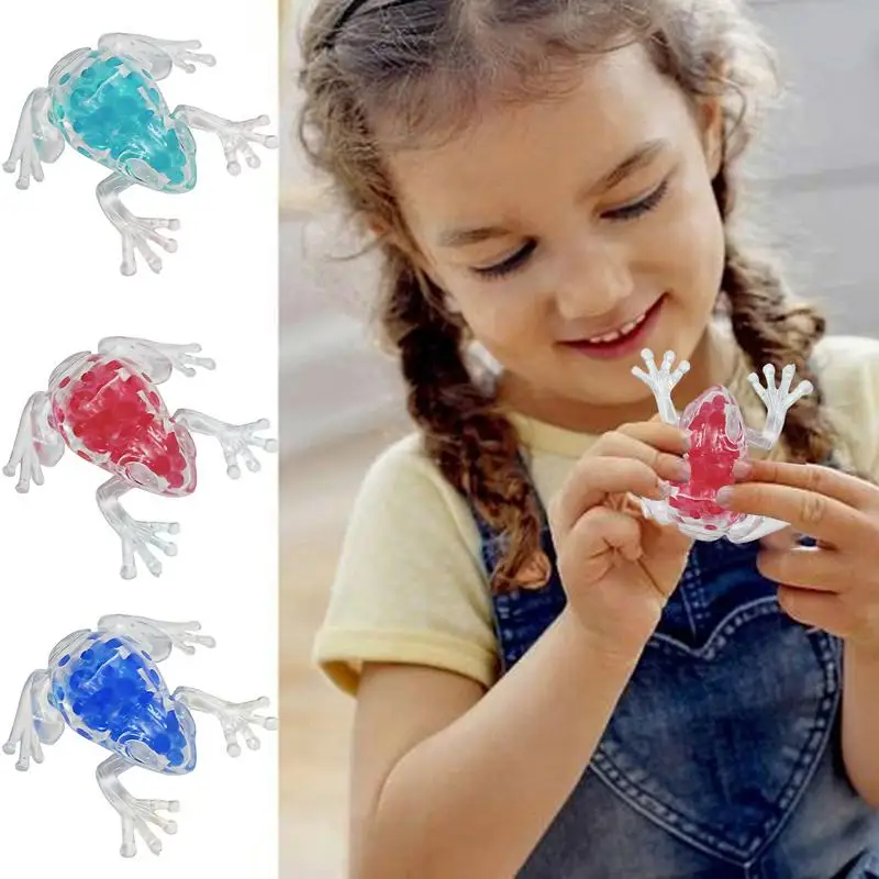 

Игрушка-лягушка для снятия стресса, игрушки-антистресс, карманные игрушки в форме лягушки, красочная игрушка-лягушка в форме капли воды для детей и взрослых