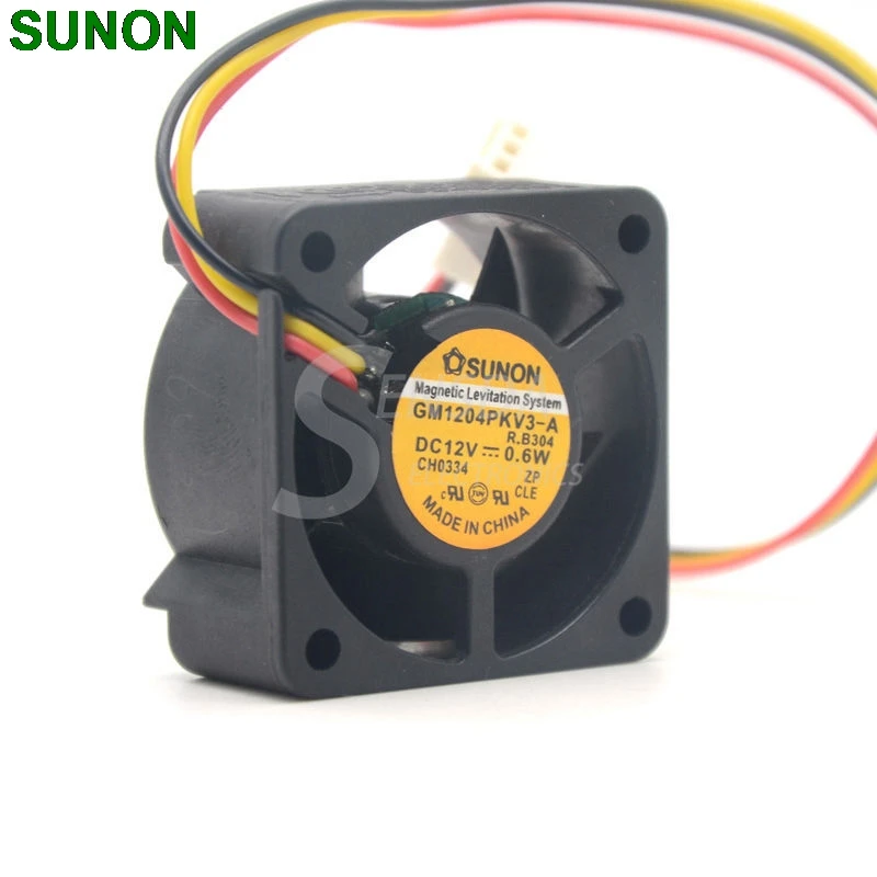 

For Sunon GM1204PKV3-A DC 12V 0.6W 3Wire server inverter axial Cooling Fans