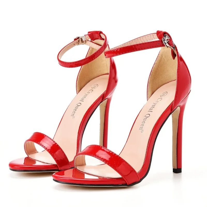 Fashion Designer Women Shoes New Open Toe High Heeled Sandals for Woman Sexy Nightclub Party Shoes Sandalias Mujer Plus Size 46