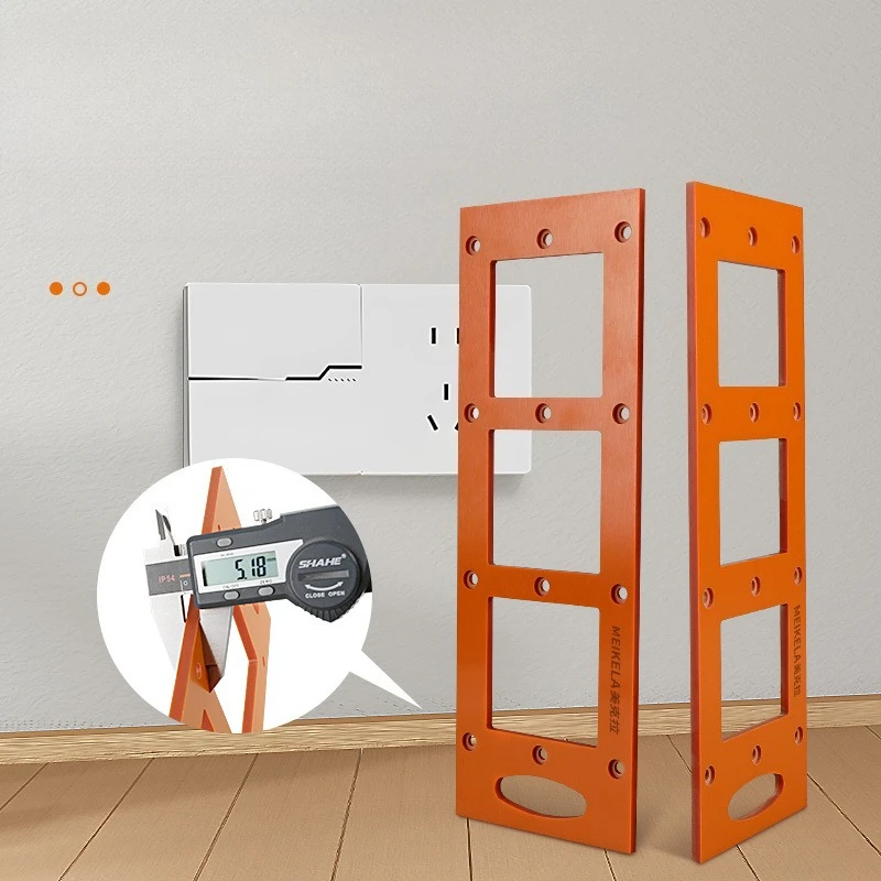 

Регулируемый бакелитовый переключатель 3-в-1 86-типа, шаблон дырокола с разъемом, многошаблон, настенная панель, сверлильные приспособления Pro-Grade