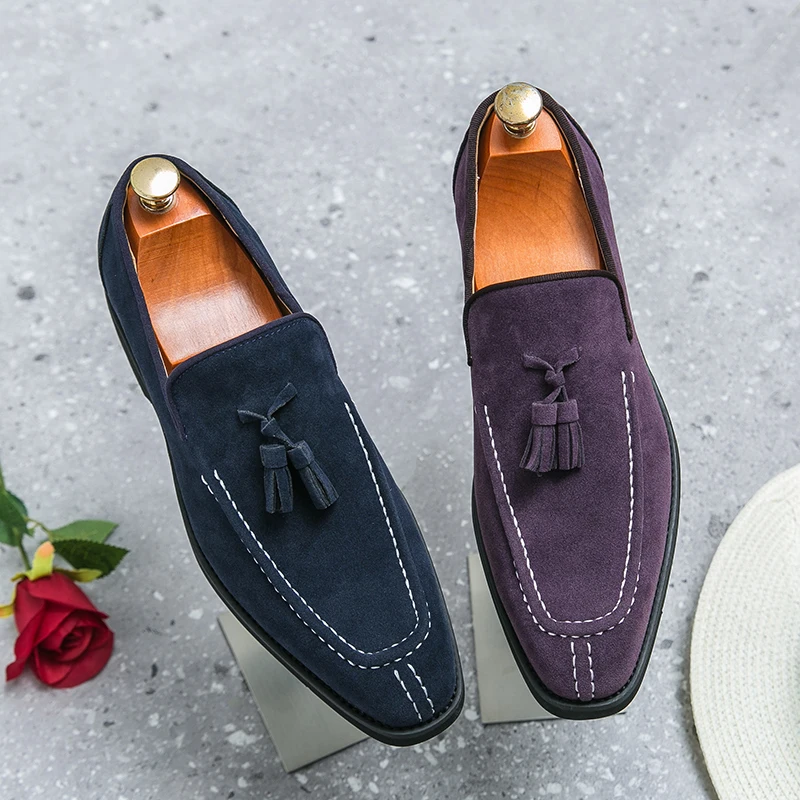 

Новая повседневная деловая мужская обувь. Удобные модные лоферы для взрослых в джентльменском стиле для офиса и повседневной работы 38–46.