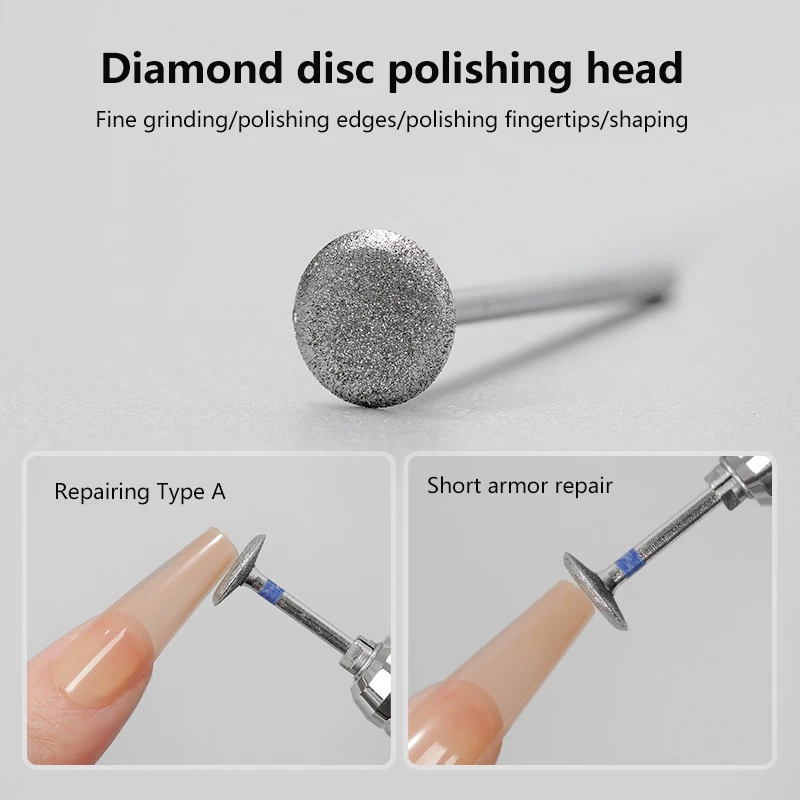 Nail Tool Polishing Head Short Nail Tip Polishing T-shaped Rigid Sand Nail Polishing Machine Universal Grinding Head