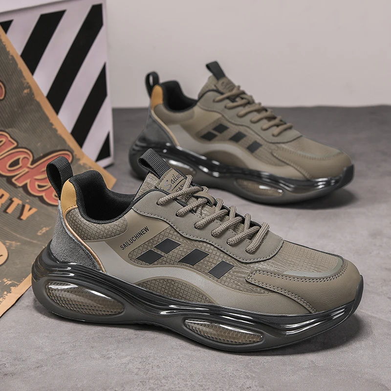 

Shoes Men Casual Sneaker Casual Shoes Sports and Leisure Fashion Non-slip Platform Sport Return To The Ancients All-match New