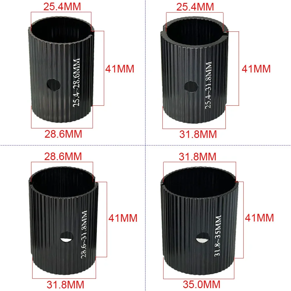 Bicycle Handlebar Shim Aperture Adjust Adapter Washer Bike Fork Stem Spacers Reducer 25.4-28.6MM/28.6-31.8/25.4-31.8MM/31.8-35MM