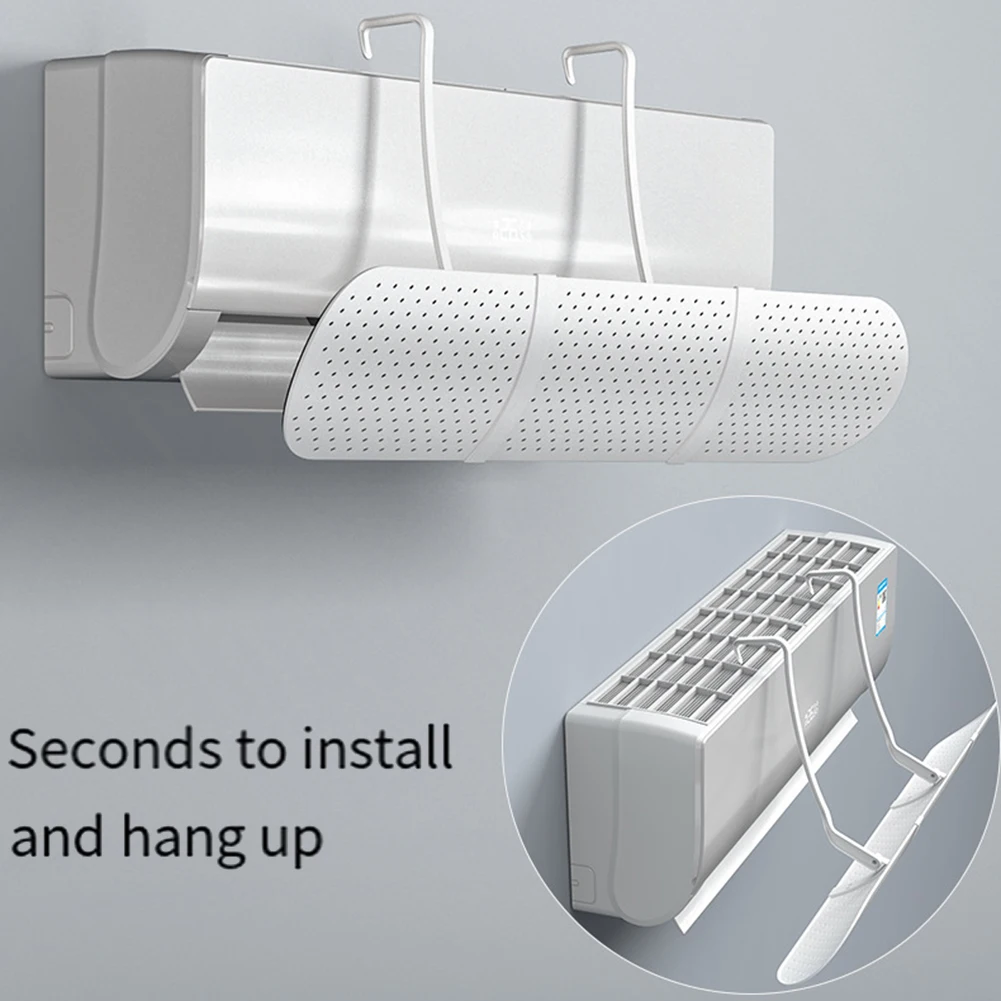 Wind Shield For Indoor For Air Conditioners To Guide For Airflow Horizontally And Avoid Direct Exposure To Babies