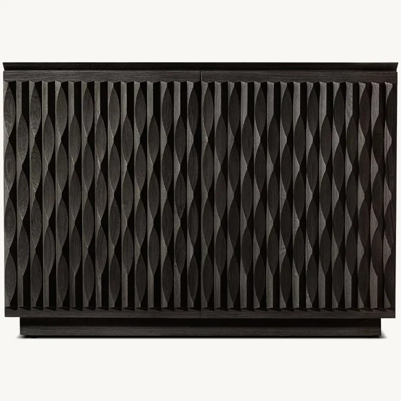 

Painted dining side cabinet Solid wood entry porch cabinet Cream wind living room decorative cabinet