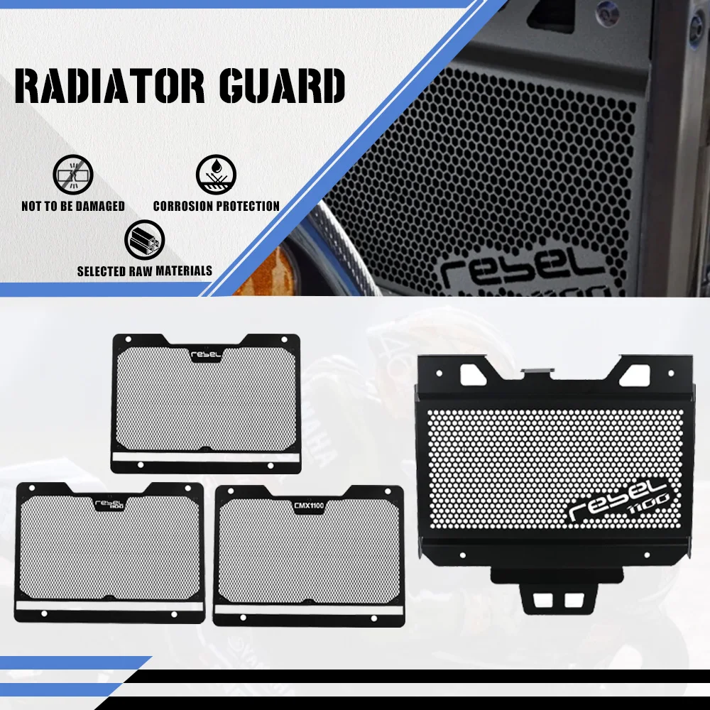 

For Honda CMX1100 Rebel Rebel 1100 DCT 2021-2025 2024 2023 Radiator Gille Guard Protector Cover Motorcycle Accessory Aluminium
