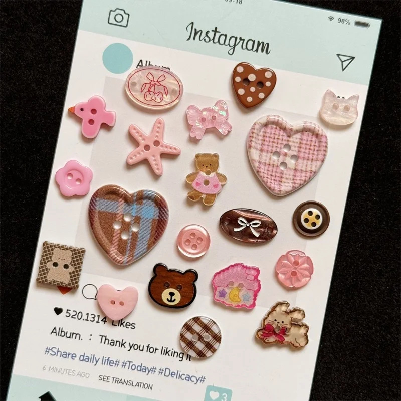 

Clothing Buttons DIY Sewing Buttons Decorations Handmade Skirts Clothes Bags Accessories