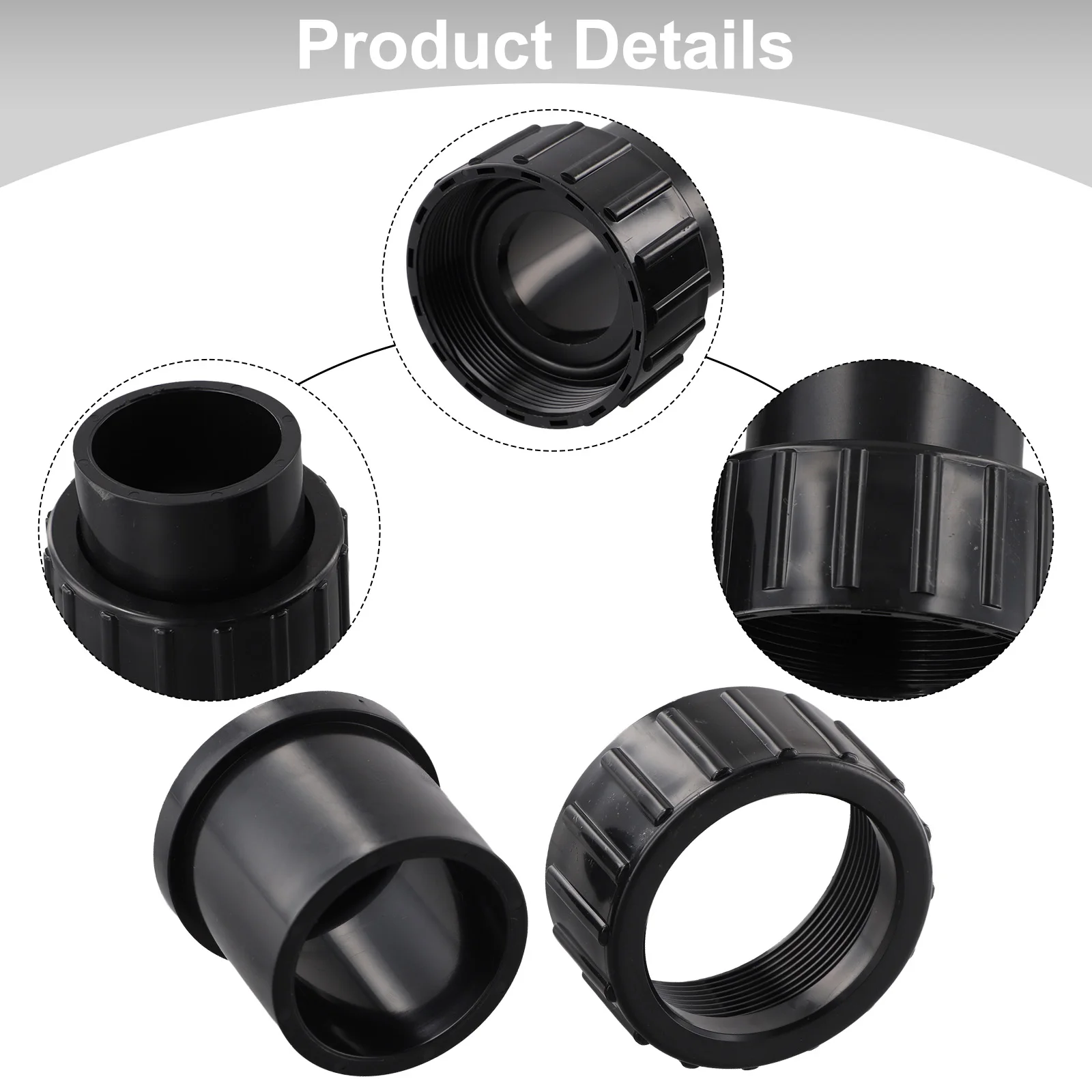 Practical High Quality Home Connectors Spa Pump 2 Pcs Easy Installation Replacement For Superflo Inground Pool