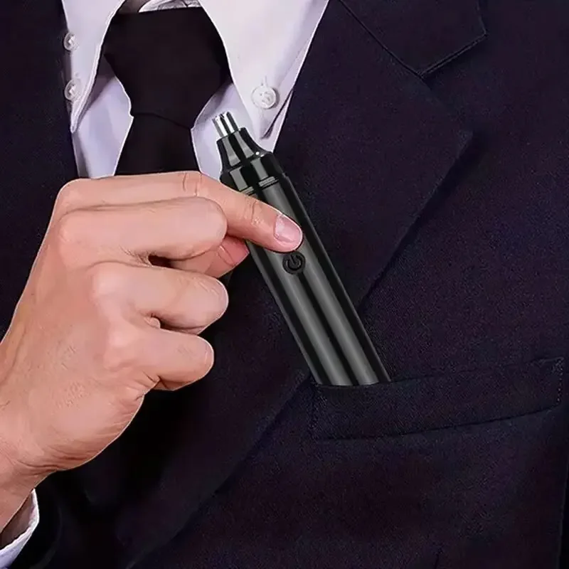 Электрический триммер для волос в носу, перезаряжаемый триммер для волос в носу для мужчин, мужской триммер для волос, триммер Buddy с разделенными концами, профессиональный триммер