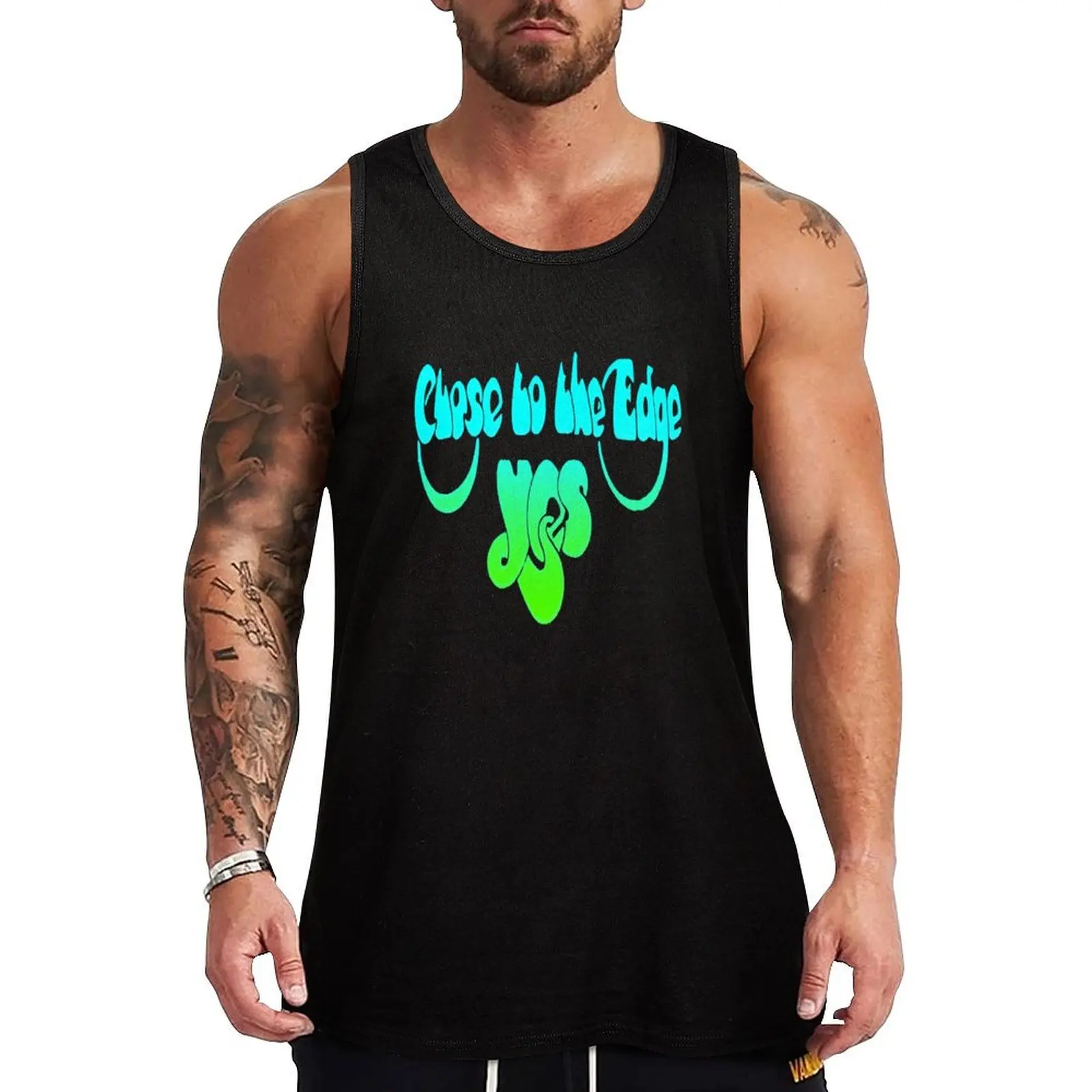 

Yes Close To The Edge Tank Top bodybuilding man singlet for men basketball clothing