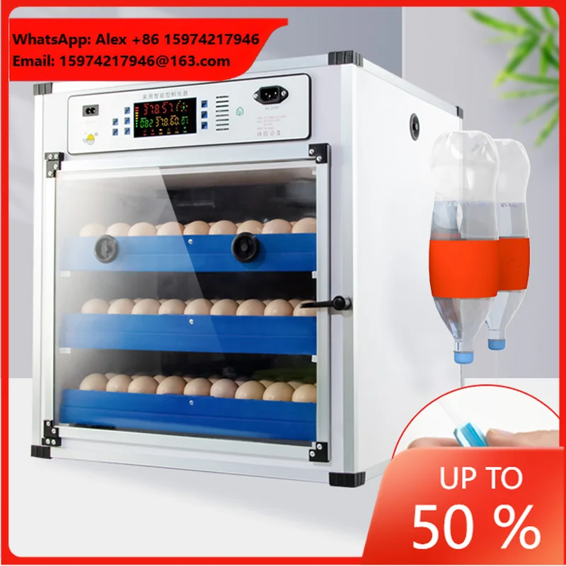 Leader 204 Chicken Egg Incubator 98% Hatching Rate 220V Automatic Egg Turning Medium-Sized High Quality Farm Use