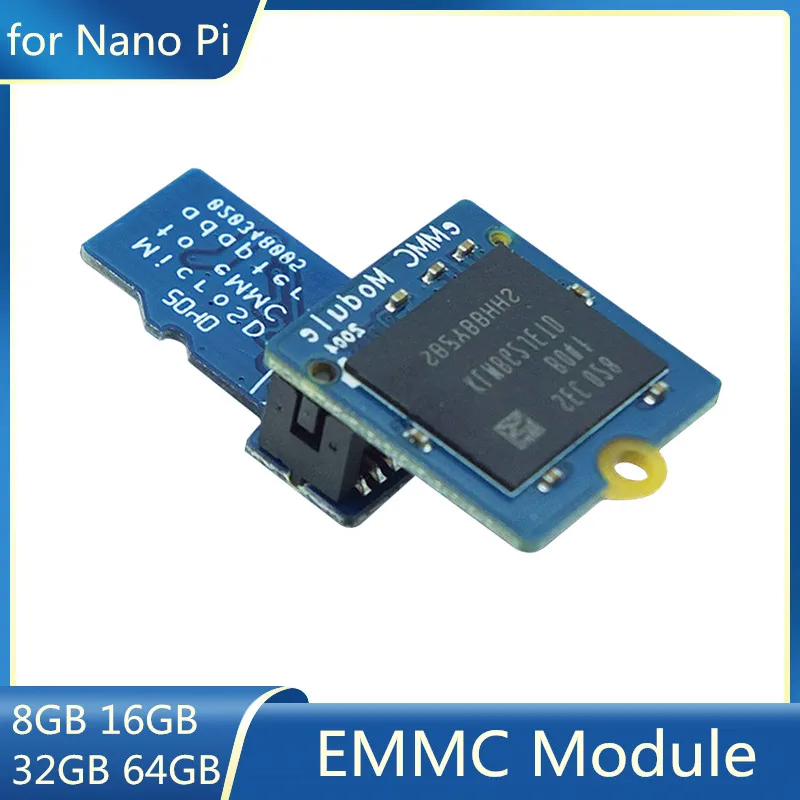 EMMC Module 8GB 16GB 32GB 64GB for Nano Pi with Micro SD-compatible to eMMC Module Adapter T2 Embedded Multi Media Card