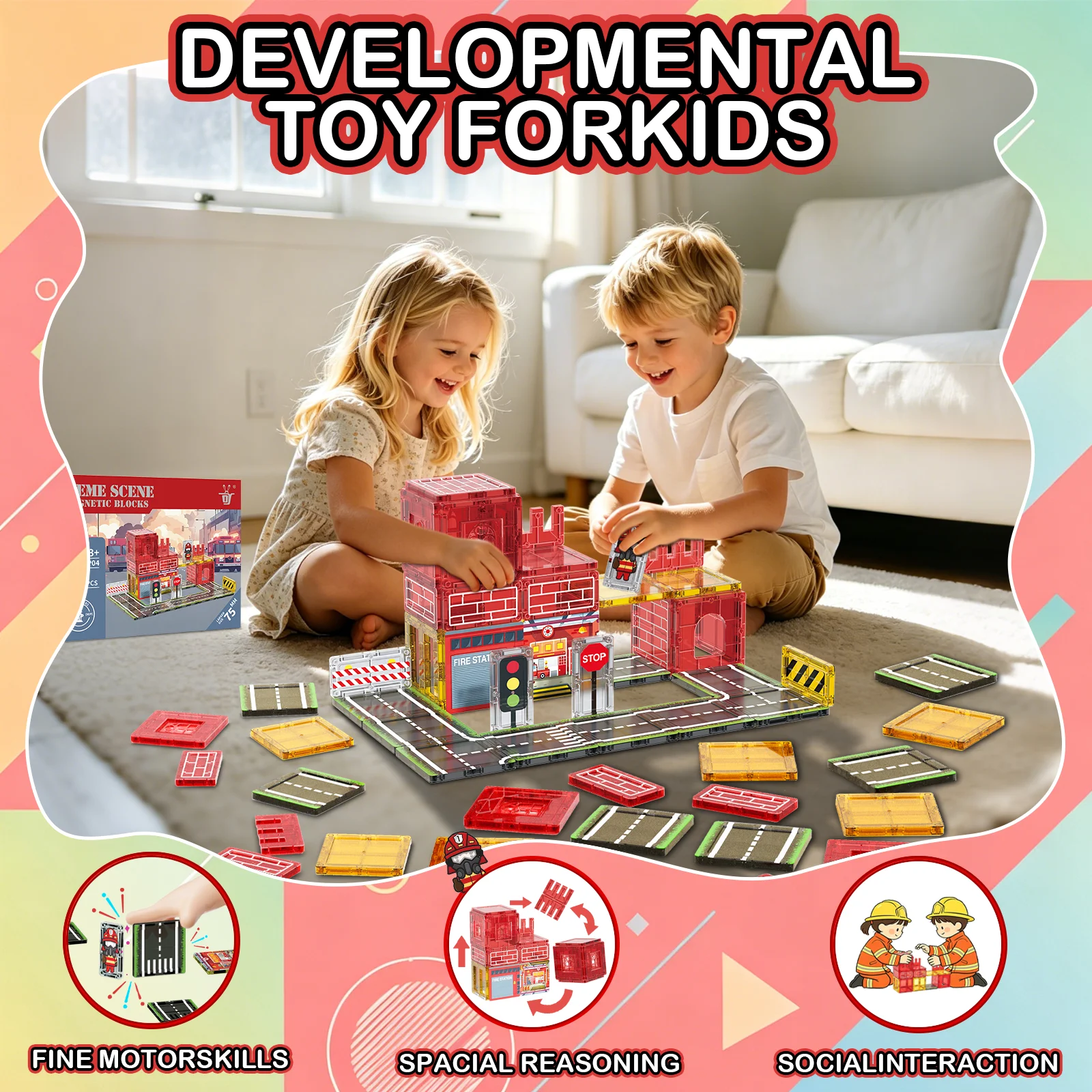 Thumbnail 2 - #46 Best Magnetic Building Tiles to Buy In 2026