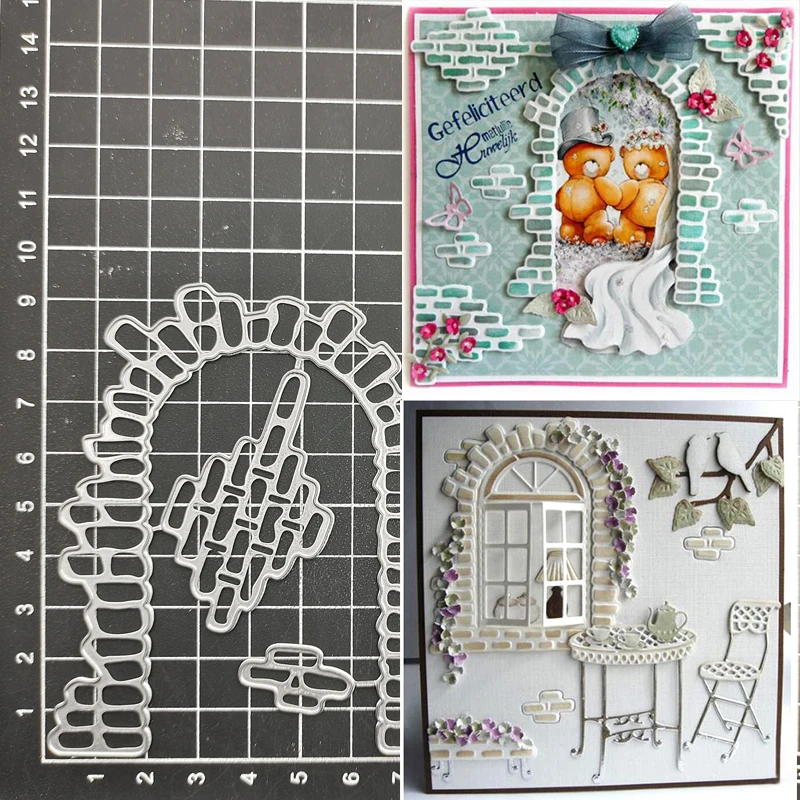 

Window Accessories Frame Metal Cutting Dies Stencil Scrapbook Album Stamp Paper Card Embossing Decor Craft Knife Mould