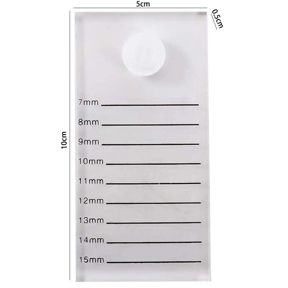 False Eyelash Holder Make up Tools Eyelash Mark Pad Clear Eyelash Plate Lashes Glue Pallet False Lash Tile Fake Eyelash Tray