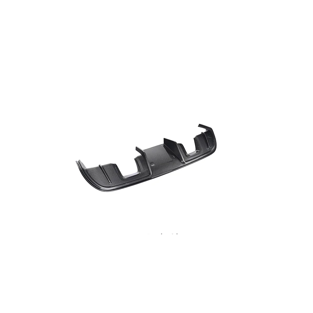 High Quality  Carbon Fiber Rear Diffuser-Double Out Premium Car Accessories for 718 Boxster Cayman  Rear Bumper