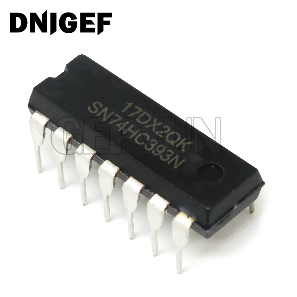 10PCS SN74HC393N DIP14 SN74HC393 DIP 74HC393N 74HC393 DIP-14 New and IC