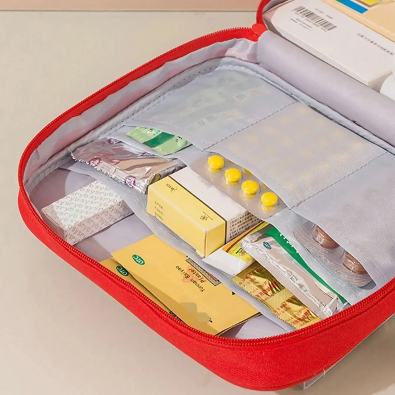 Portable Portable Medical Kit, Home First Aid Kit, Outdoor Travel Medical Kit, Large Capacity Medicine Storage Bag