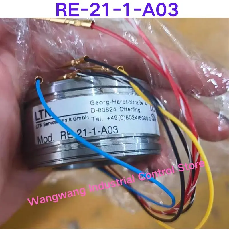 Second-hand test OK ,  Servo encoder RE-21-1-A03 , RE-21-1-A03-VS