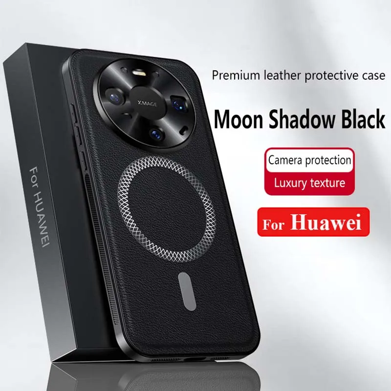 Funda para Huawei Mate 80 70 60 50 40 30 Pro Plus Max 50E 40E funda suave a prueba de golpes Mag-safe Protector de cámara de Metal Fundas