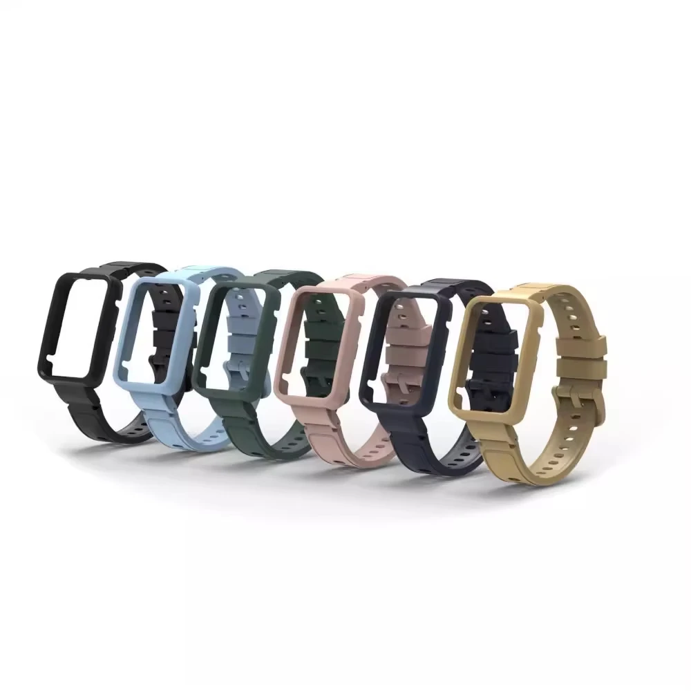 Silikonarmband für Xiaomi Smart Band 9, aktive Armband, Smartwatches, Zubehör, Armband für Redmi Band 3, Xiaomi-Uhrenabdeckung