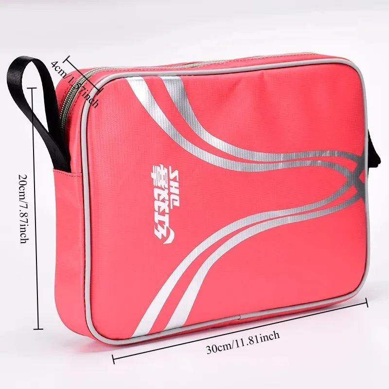 1 Pcs Original DHS  RC530 Table Tennis Racket Bag Big Capacity Waterproof Ping Pong Bat Protection Case for 2 rackets