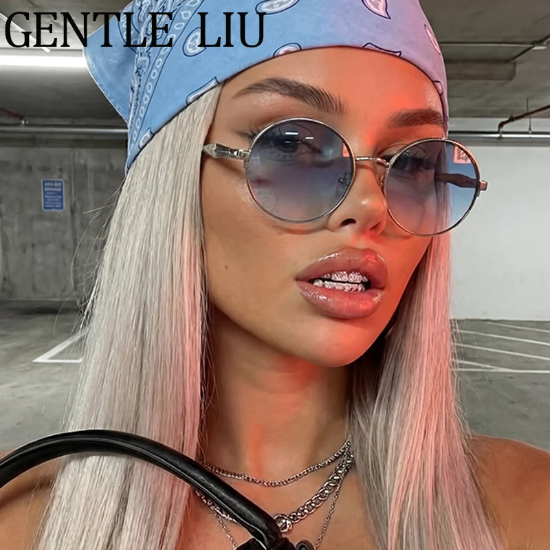 

Retro Round Punk Sunglasses Women 2026 Luxury Designer Steampunk Circle 90S Sun Glasses Ladies Eyewear Outdoor Fashion Shades