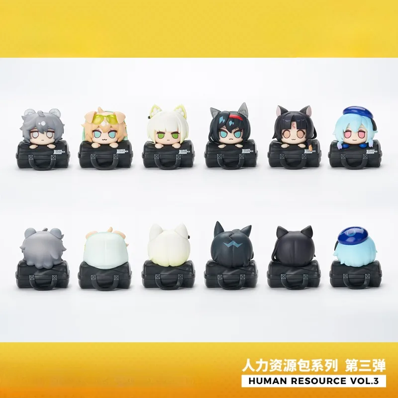 Original Anime Arknights Blind Box Human Resources Package Third Bullet Series Model Figurine Box Egg Give Kid Mystery Box Gifts