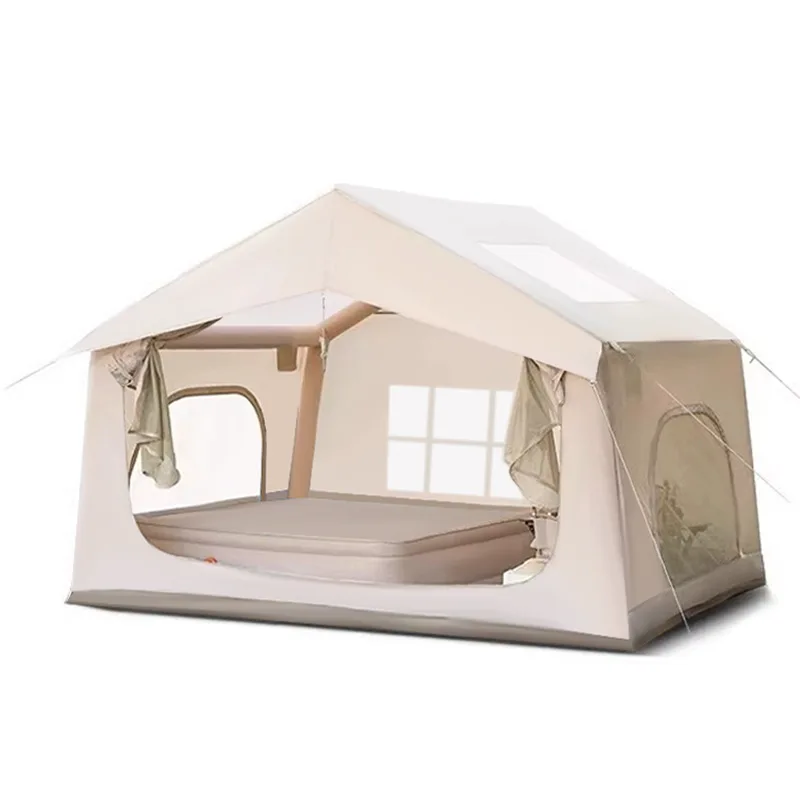 

Automatic inflatable tent outdoor camping 6 flat star room rainproof camping