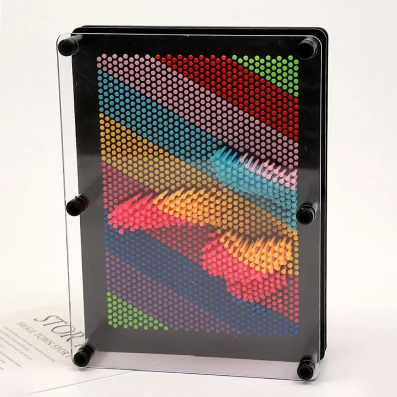 Klon 3D Metalowa Przypinka Antystresowa Sztuka Klon Model w Kształcie Ręki Zabawki dla Dzieci Tablica do Przypinania Igły Rzeźby Malowanie Rzeźbienie Pinart Prezent