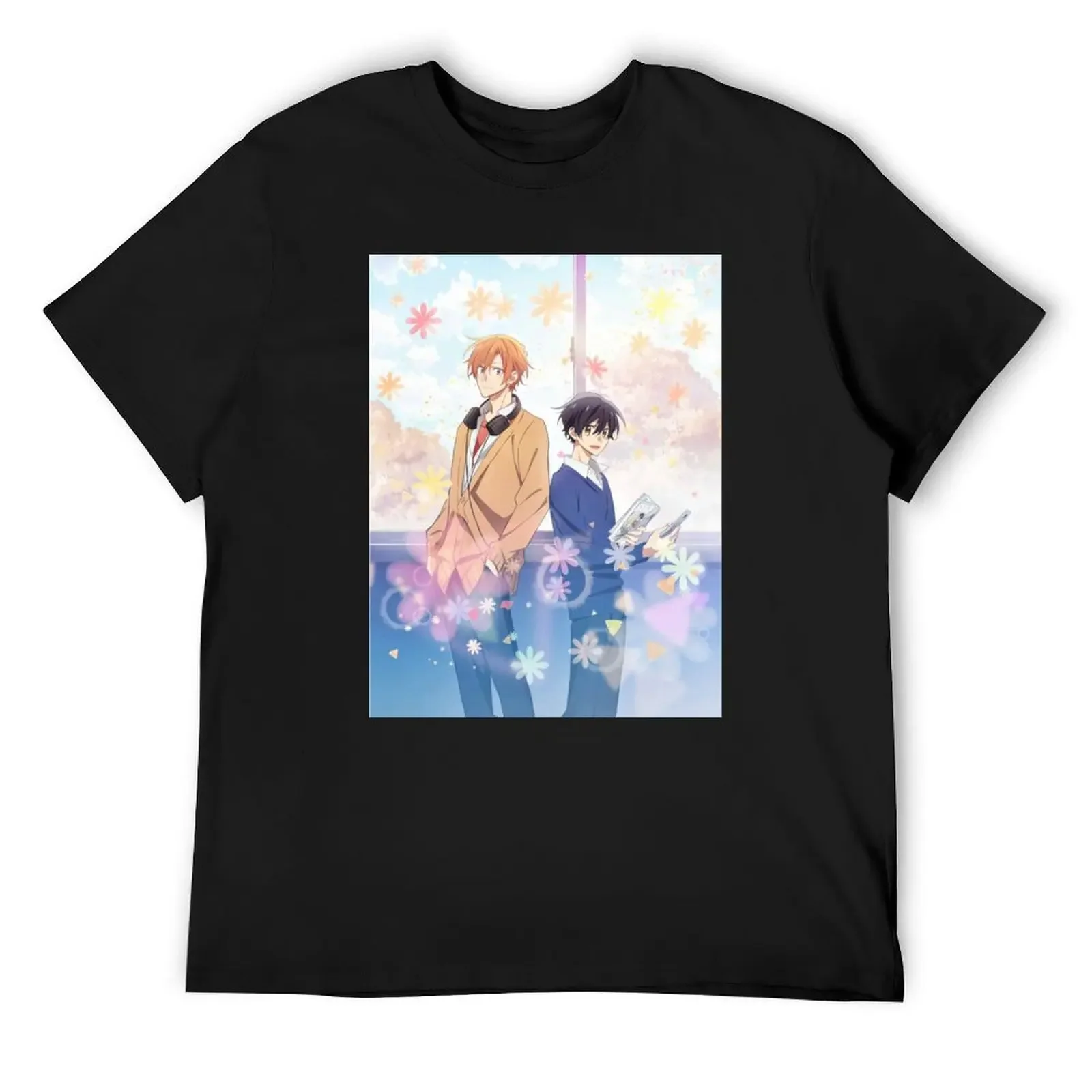 4k Sasaki and Miyano anime official visual T-Shirt custom shirt street wear t shirt men 100℅ cotton