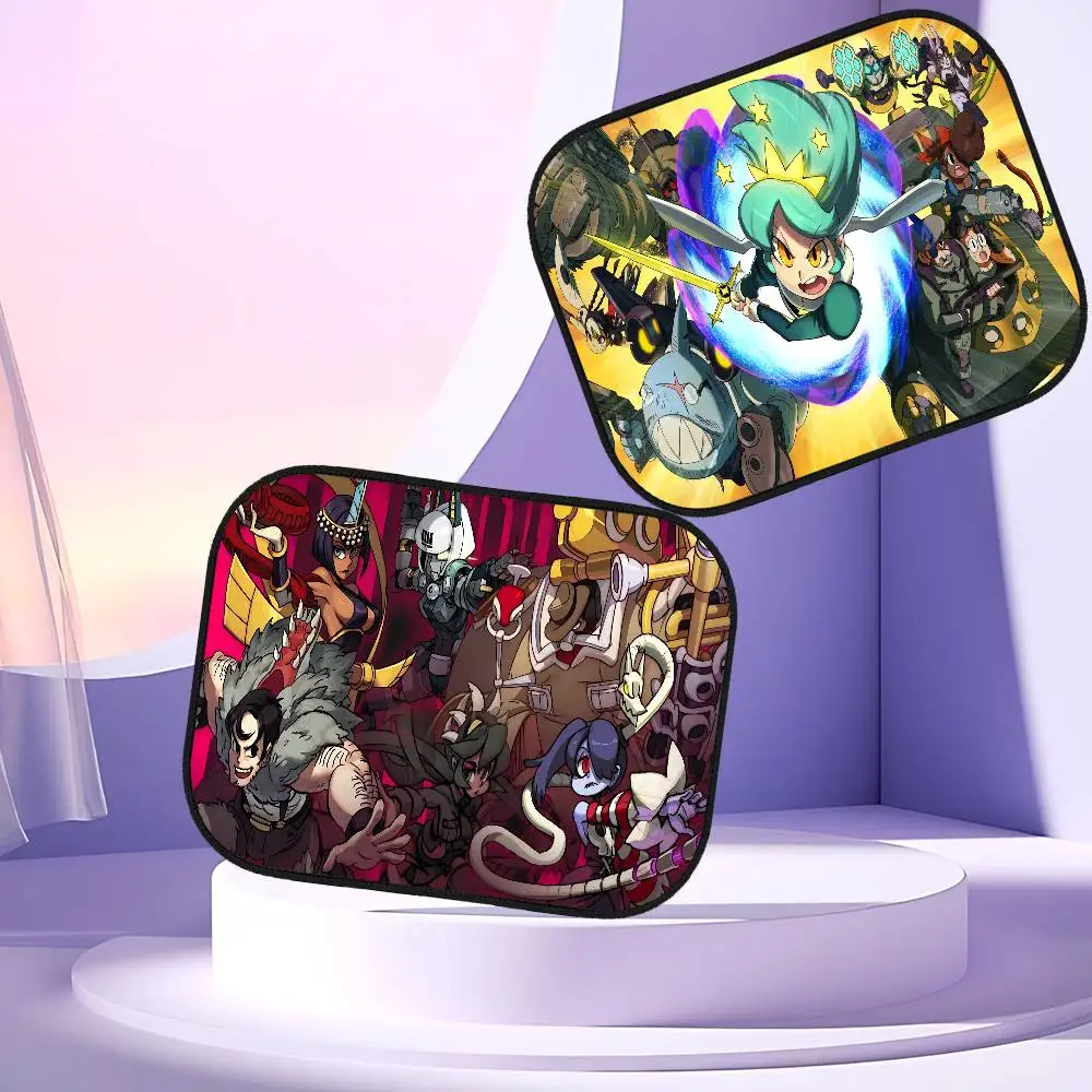 

S-Skullgirls Cartoon Window Sun Shade Windscreen Sunshade UV Protection Auto Sun Visor Car Window Electrostatic Film