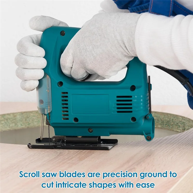 

50 упаковок полотен для спиральных пил с простым концом, 5-дюймовая спиральная пила, 10 TPI, 28 TPI, набор полотен для спиральных пил по дереву, пластика, металла-M53K