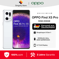 OPPO Find X5 Pro 5G Smartphone 12GB+256GB Snapdragon 8 Gen 1,5000mAh Battery 80W SUPERVOOC 50MP Main Camera 120Hz Screen,NFC