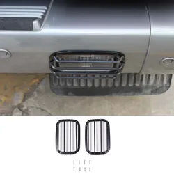 Steel Car Rear Bumper Reversing Fog Light Cover Grill Guard Kit Trim For Mercedes Benz G-Class W463 2004-2018 Car Accessories