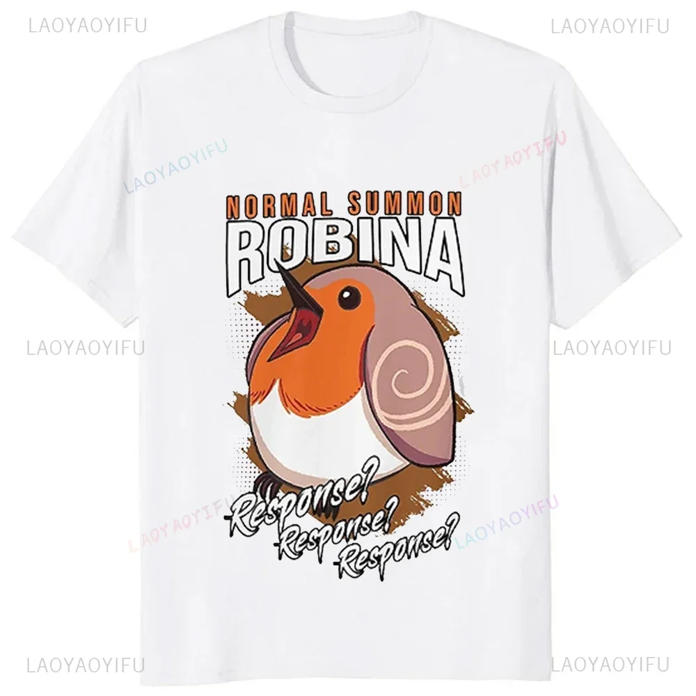 Normal Summon Robina Funny Printed Otaku T-Shirt Japan TCG OCG Duel Monsters Official Card Game Tshirt Harajuku Anime Tees