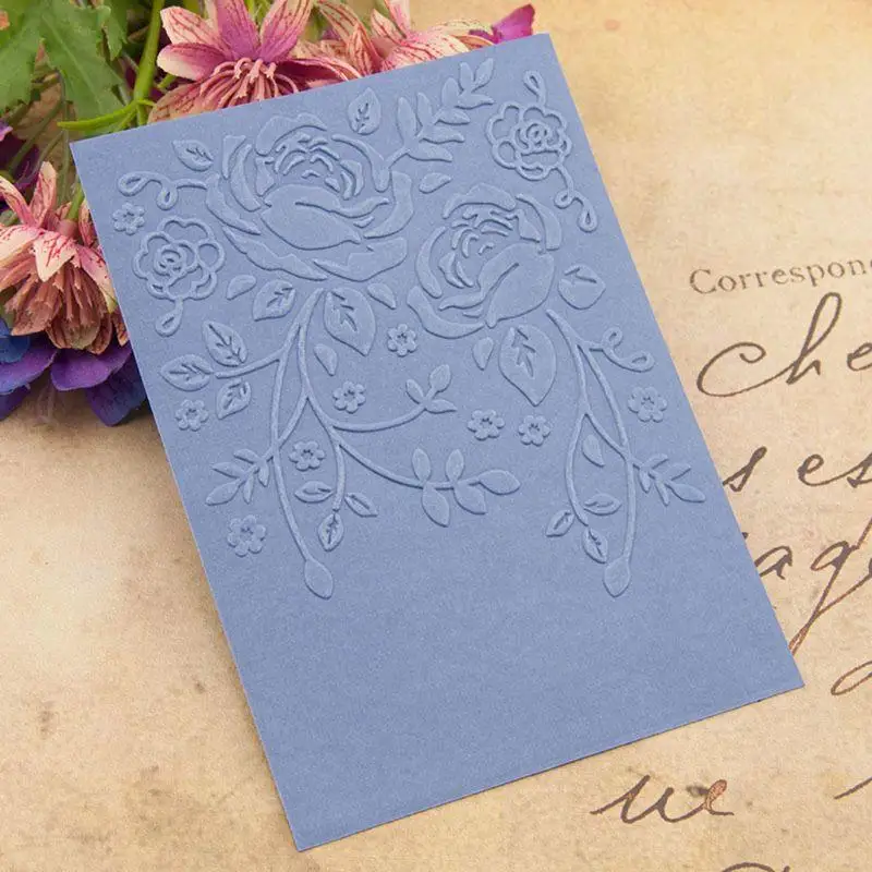 77JB Nhiễu dập nhựa mẫu DIY DIY Sách ảnh album ảnh làm cho Decorati