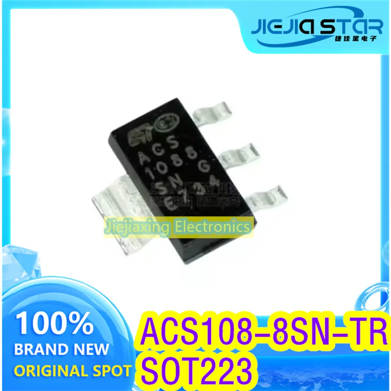 

10pieces/lot ACS108-8SN-TR ACS1088SN ACS1088 SOT-223-3 thyristor (silicon controlled)/module transistor 100% new electronics